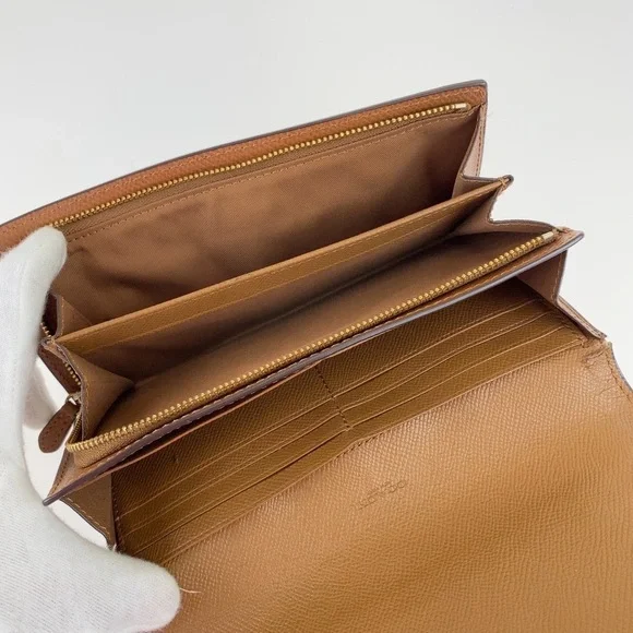 Coach Coach Leather Long Wallet 304883 Leather Long Wallet